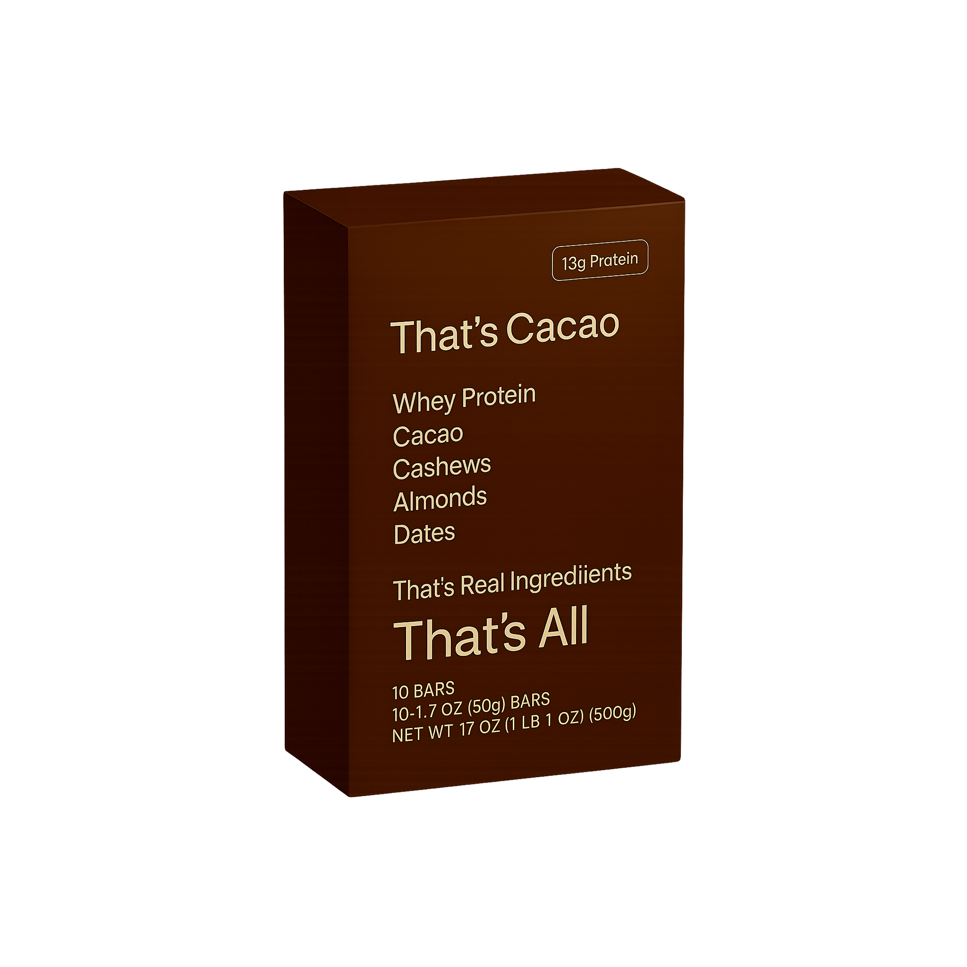 That's Cacao Box - 10 bars 17 Oz (500g)